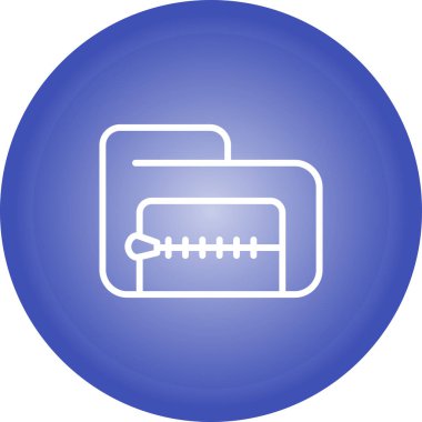 ZIP dosya biçimi vektör illüstrasyonu