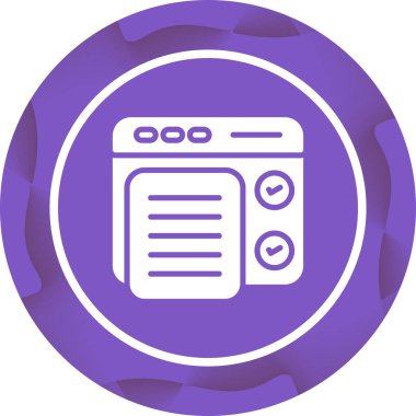 Yazılım Test Simgesi, Beyaz Konsepti İzole Edildi 