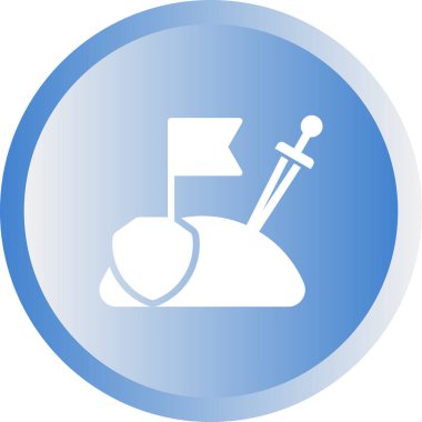 Macera Oyunu simgesinin vektör illüstrasyonu