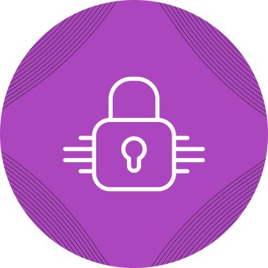 Ağ Erişim Kontrol Web simgesi vektör çizimi