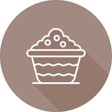 Kase simgesi, vektör illüstrasyonu basit tasarım