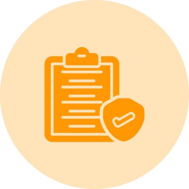  Gizlilik Politikası ikonu vektör illüstrasyonu