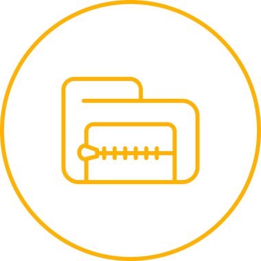 ZIP dosya biçimi vektör illüstrasyonu