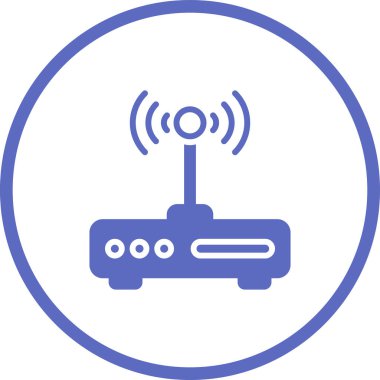 wifi simgesi, basit vektör illüstrasyonu 