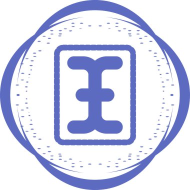 Tip simgesinin basit web illüstrasyonu