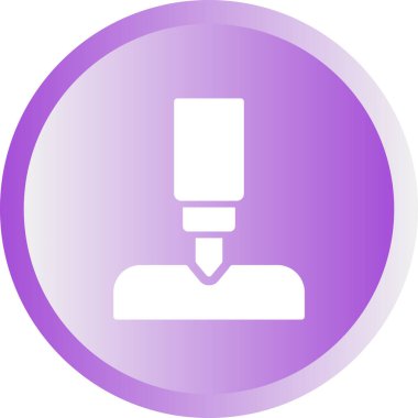 Pnömatik çekiç ağ simgesinin vektör illüstrasyonu