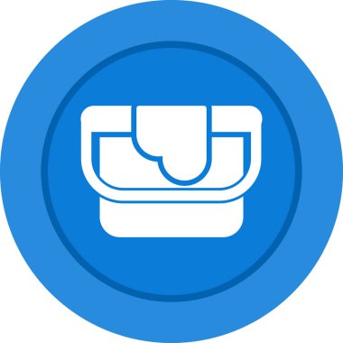  boya kovası simge vektör çizim