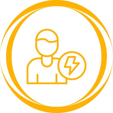 Yenilmez. Web simgesi basit illüstrasyon