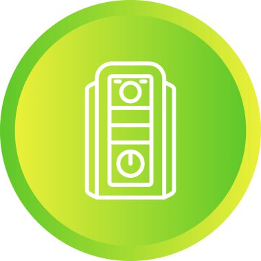 İşlemci kulesi. Web simgesi basit illüstrasyon