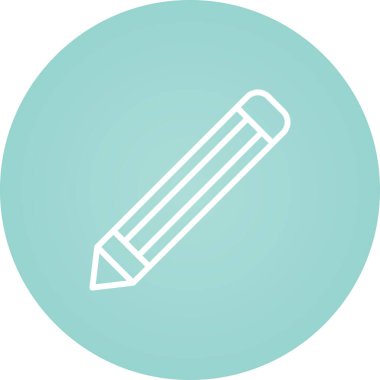 Kalem. Web simgesi basit illüstrasyon 