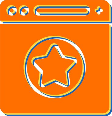 Favori sayfanın illüstrasyon simgesi 