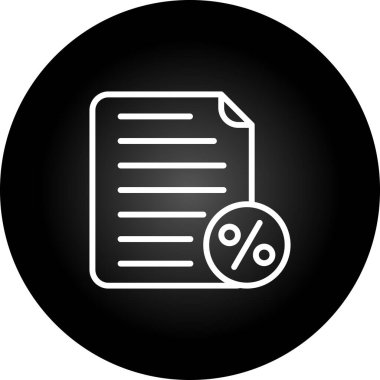 belge simgesi, vektör illüstrasyonu basit tasarım