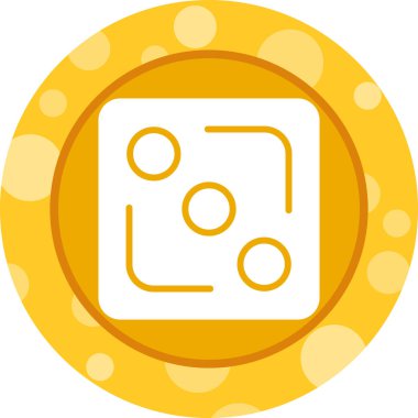 zar simgesinin vektör illüstrasyonu