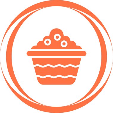 Kase simgesi, vektör illüstrasyonu basit tasarım