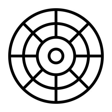 Paleti simgesi, basit vektör çizim