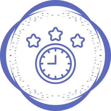 Zaman Çizgisi Web simgesi vektör çizimi