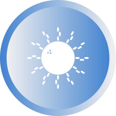 güneş web simgesi basit tasarım 