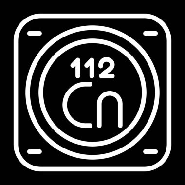 Metal kimyasal elementin web illüstrasyonu