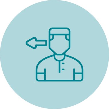 user icon, vector illustration simple design