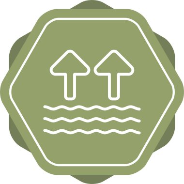 ok simgesi işareti, vektör illüstrasyonu