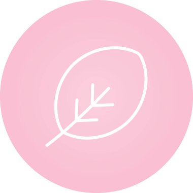 Yaprak ağ simgesi, vektör illüstrasyonu