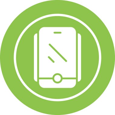 Tablet modern simgesinin vektör illüstrasyonu