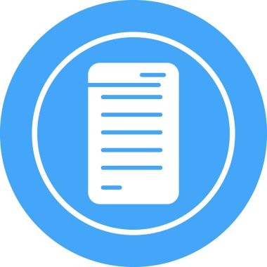 Reçete web simgesinin vektör illüstrasyonu