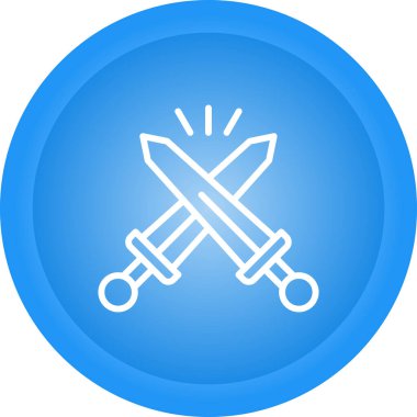 Eylem Oyunu simgesi, vektör illüstrasyonu basit tasarım