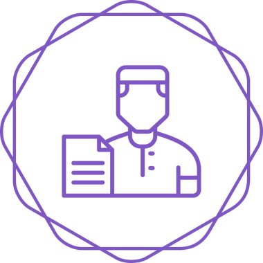 user icon, vector illustration simple design