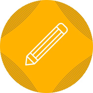 Kalem. Web simgesi basit illüstrasyon 