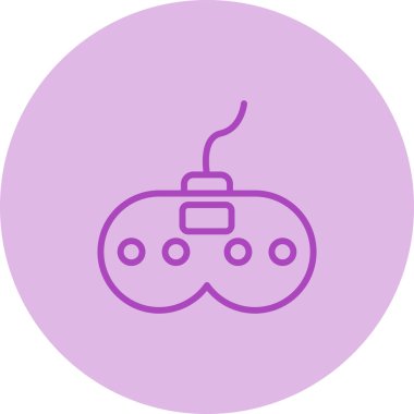 Video oyunu konsol vektörü. Basit resimleme