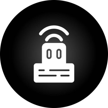 wi-fi web simgesi, vektör illüstrasyonu 