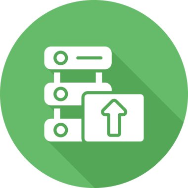 Web simge vektör çizim upload