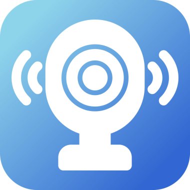 Beyaz Arkaplanda Bebek İzleyici Vektör Simgesi