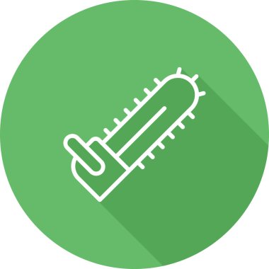 Elektrikli testerenin basit vektör illüstrasyonu