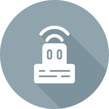 wi-fi web simgesi, vektör illüstrasyonu 