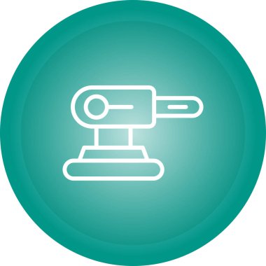 Sander simgesi, vektör illüstrasyonu basit tasarım