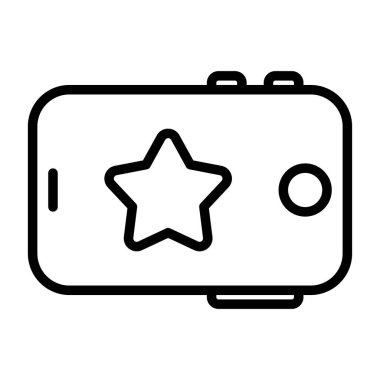 Tablet modern simgesinin vektör illüstrasyonu