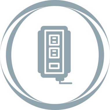 soket simgesi web basit illüstrasyon