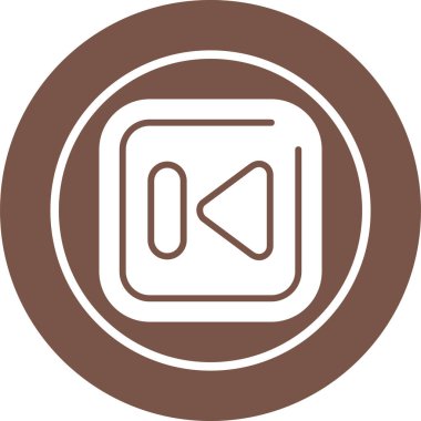 vektör ağ simgesi Önceki Parça Düğmesi 