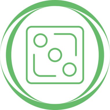 zar simgesinin vektör illüstrasyonu