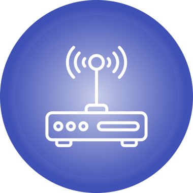 wifi simgesi, basit vektör illüstrasyonu 