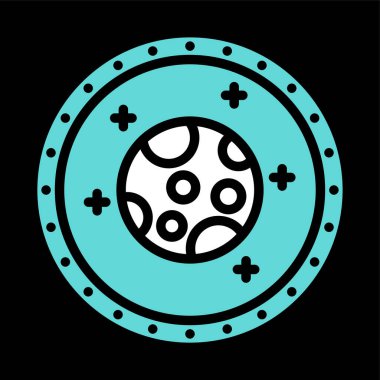 Lomboz. Web basit simgesi illüstrasyonu