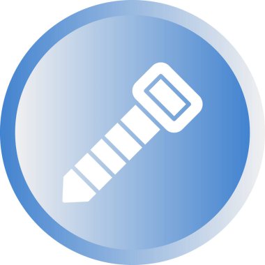 Kablo Yönetimi Klip simgesi, vektör illüstrasyonu basit tasarım