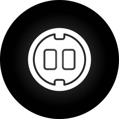 soket simgesi web basit illüstrasyon