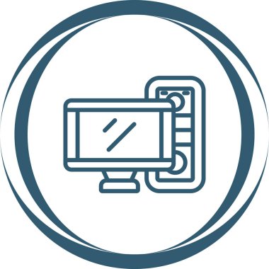 Bilgisayar web simge vektör çizim