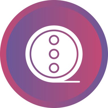 Film makarası web simgesi, basit vektör illüstrasyonu