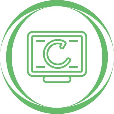  dönüm web simgesi vektör illüstrasyonu 