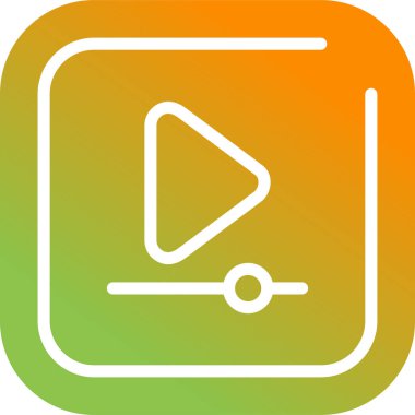 Video oynatımını kutsal kişilerin resmi, vektör çizim