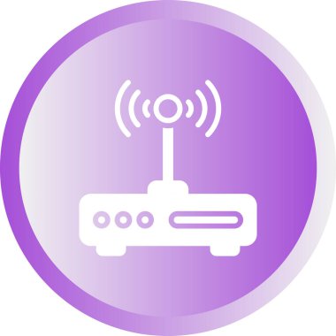 wifi simgesi, basit vektör illüstrasyonu 